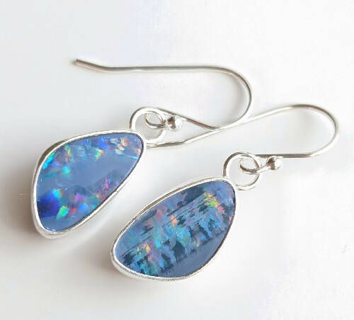 Boulder Opal Dangle Earrings