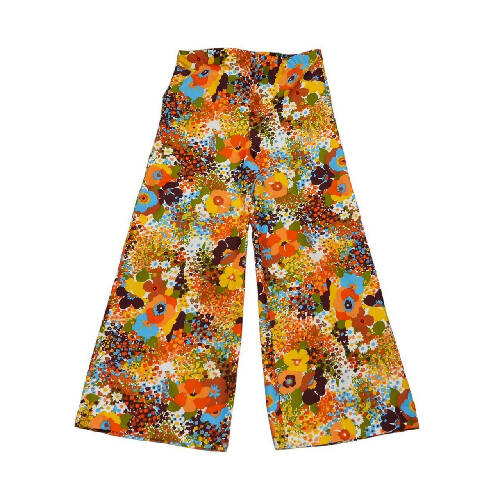 Floral High Waisted Flare Pants