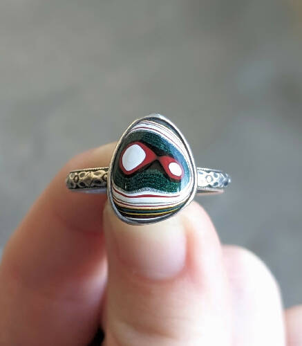 Fordite Ring Size 10