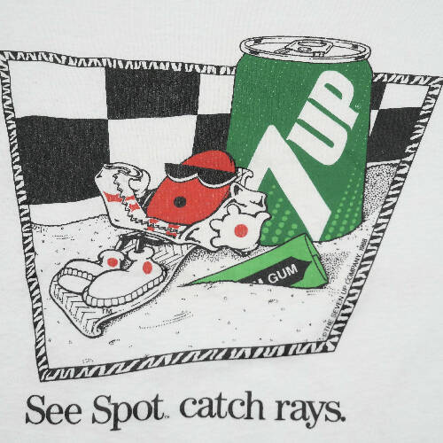 7 Up See Spot Catch Rays Shirt - 1988