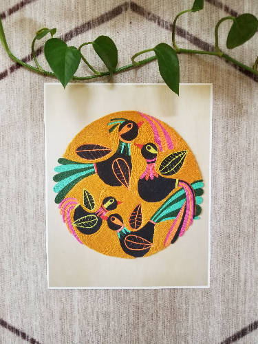 Black Birds Art Print