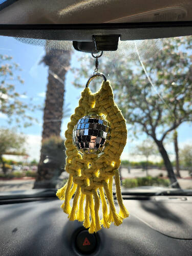 Disco Car Charm