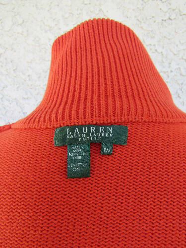 Lauren Ralph Lauren Petite Orange Jacket