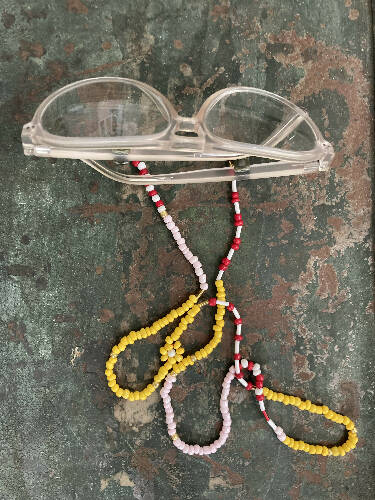 Sun/glasses chain/hand beaded