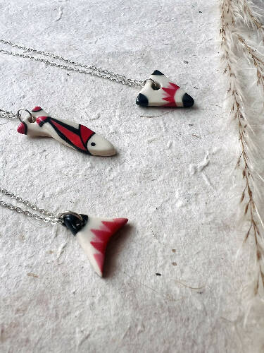 Tribal Ceramic Pendant