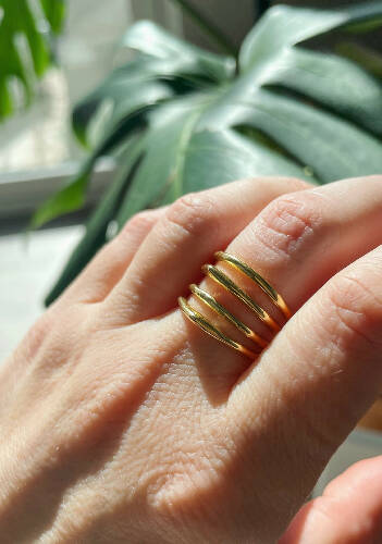 Raw Point Stacking Ring