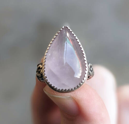 Rose Quartz Ring 5