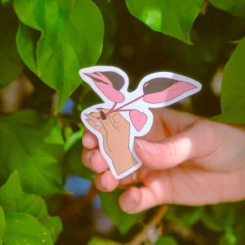 Pink Princess Hand Sticker