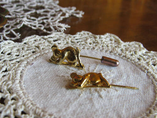 Gold Tone Koala Stick Pin